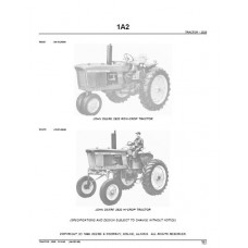 John Deere 2520 Parts Manual